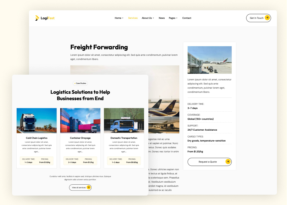 Services – Present Your Offerings Clearly