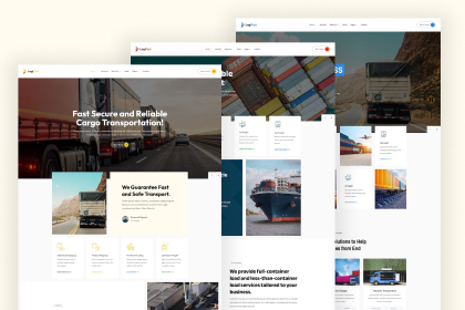 JM LogiFast – Responsive Joomla Template for Transportation & Logistics