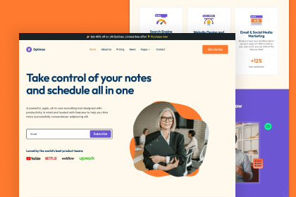 JM Optimax – Joomla Template for Agencies & Business Websites